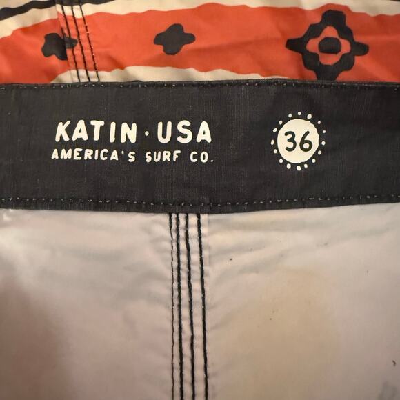 Katin Surf Mens Board Shorts Bathing Suit, Swimsuit, Swimwear, Surf Size 36 - Picture 5 of 6